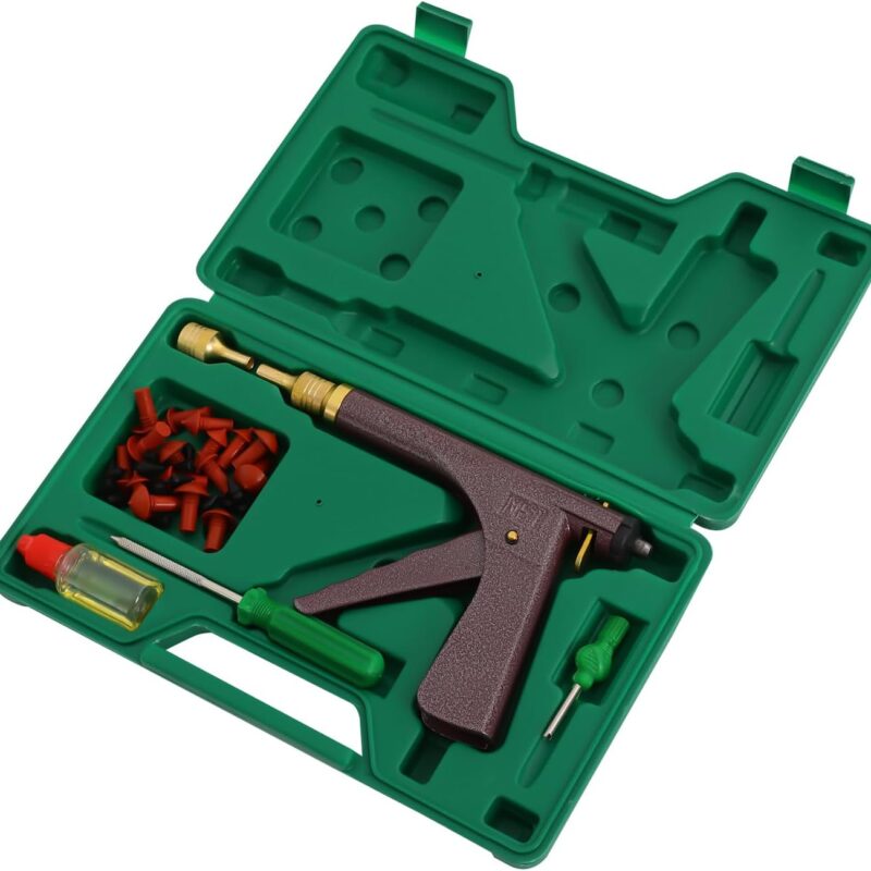 Tire Plugger, Mushroom Shaped Tire Repair Insert Plugs, Tubeless Tire Gun Puncture Repair Kit, Motorcycle Tire Plugger for Tyre Punctures and Flats on Cars, Motorcycles, ATV, Trucks & Tractors