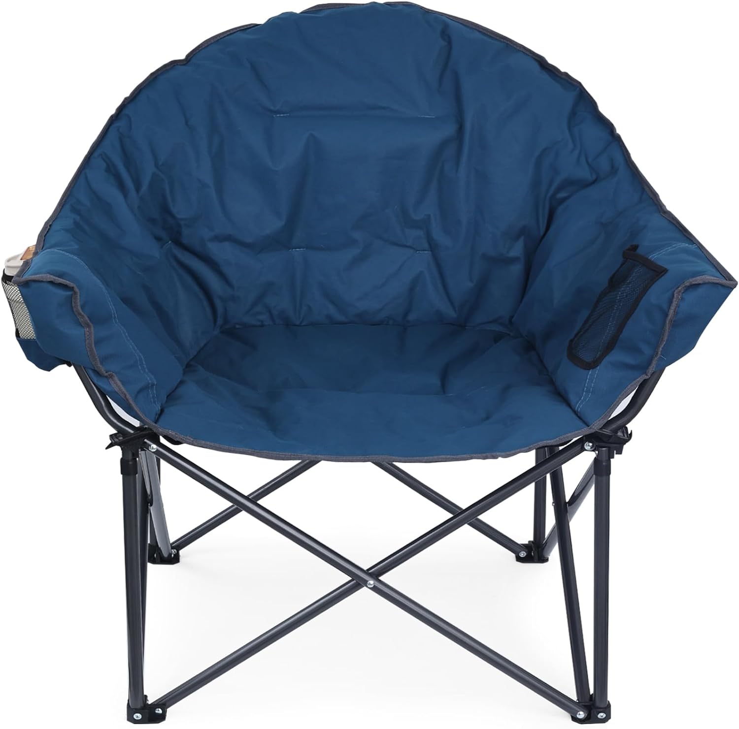 61xCYVZ5-oL._AC_SL1500_.jpg Camping Chairs for Adults, Oversized Lawn Chairs, Moon Lence Folding Heavy Duty Camp Chair with Carry Bag, Support to 450LBS - Image 4