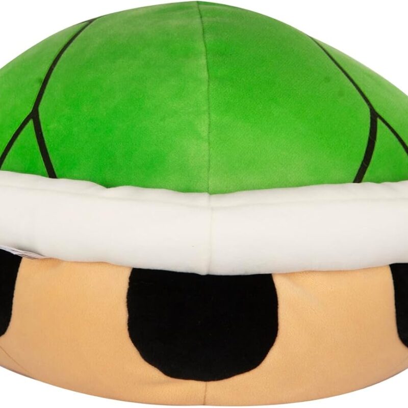 Club Mocchi Mocchi- Mario Kart Plushies - Green Shell Plushie - Squishy Mario Toys and Cute Stuffed Animals - Gaming Room Decor - Video Game Collectibles - 15 Inch