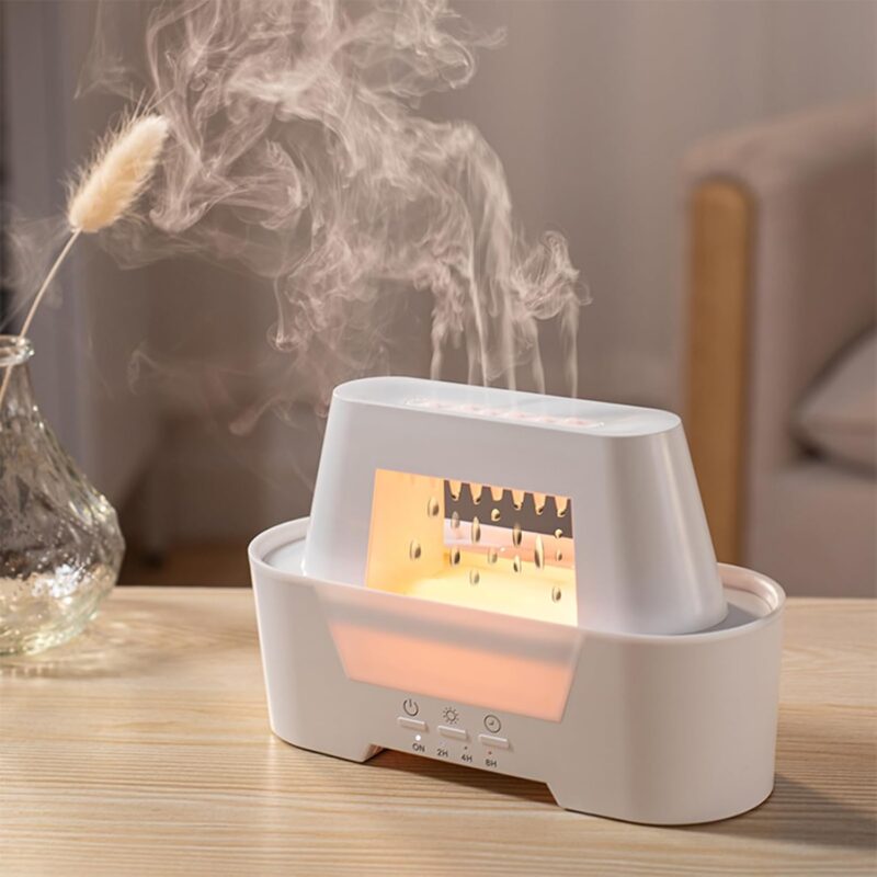 Cloud Humidifier,2024 New Essential Oil Diffuser with Water Drip,Mushroom Rain Lamp Diffuser,3 Colors Night Light Desktop Aromatherapy Diffuser for Bedroom Office