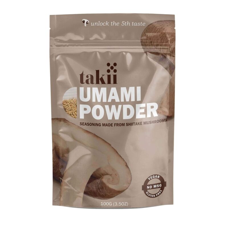 Takii Umami Powder, Made from Shiitake Mushroom, Add Instant Flavor and Depth to All Your Favorite Dishes (6 Bags)