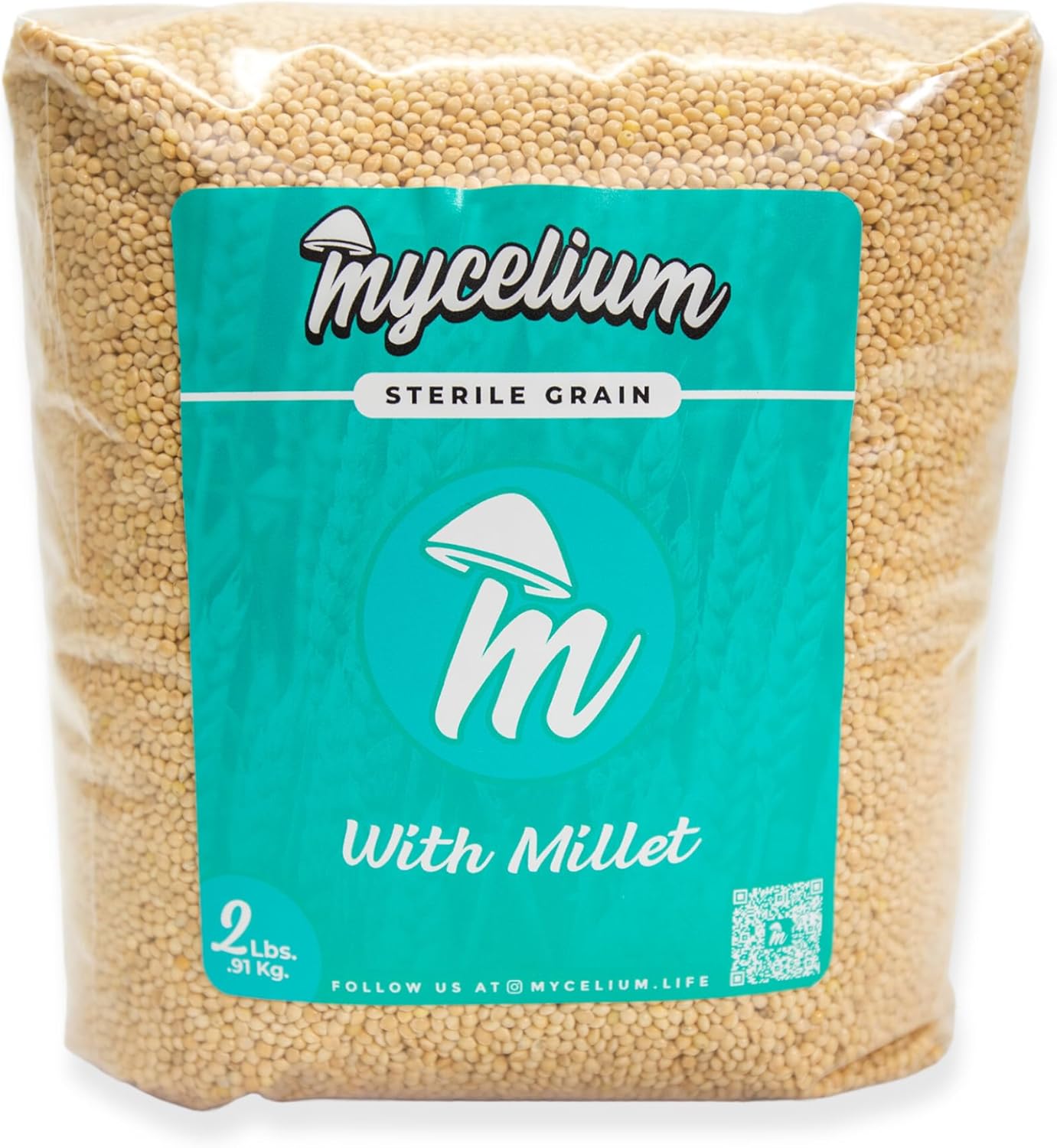 714sL8LsZGL._AC_SL1500_.jpg Mycelium Mushroom Growing Kit I CVG Substrate (Coco Coir, Vermiculite, Gypsum) with Millet Grain I High Yield Proprietary Mix I Sterilized Mushroom Grow Bag for Starter & Pro Home Growers, 6lbs - Image 3