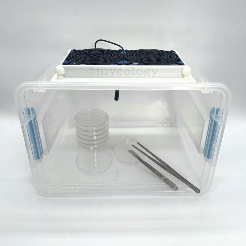 DIY Laminar Flow Hood Air Box Portable Mushroom Mycology - White
