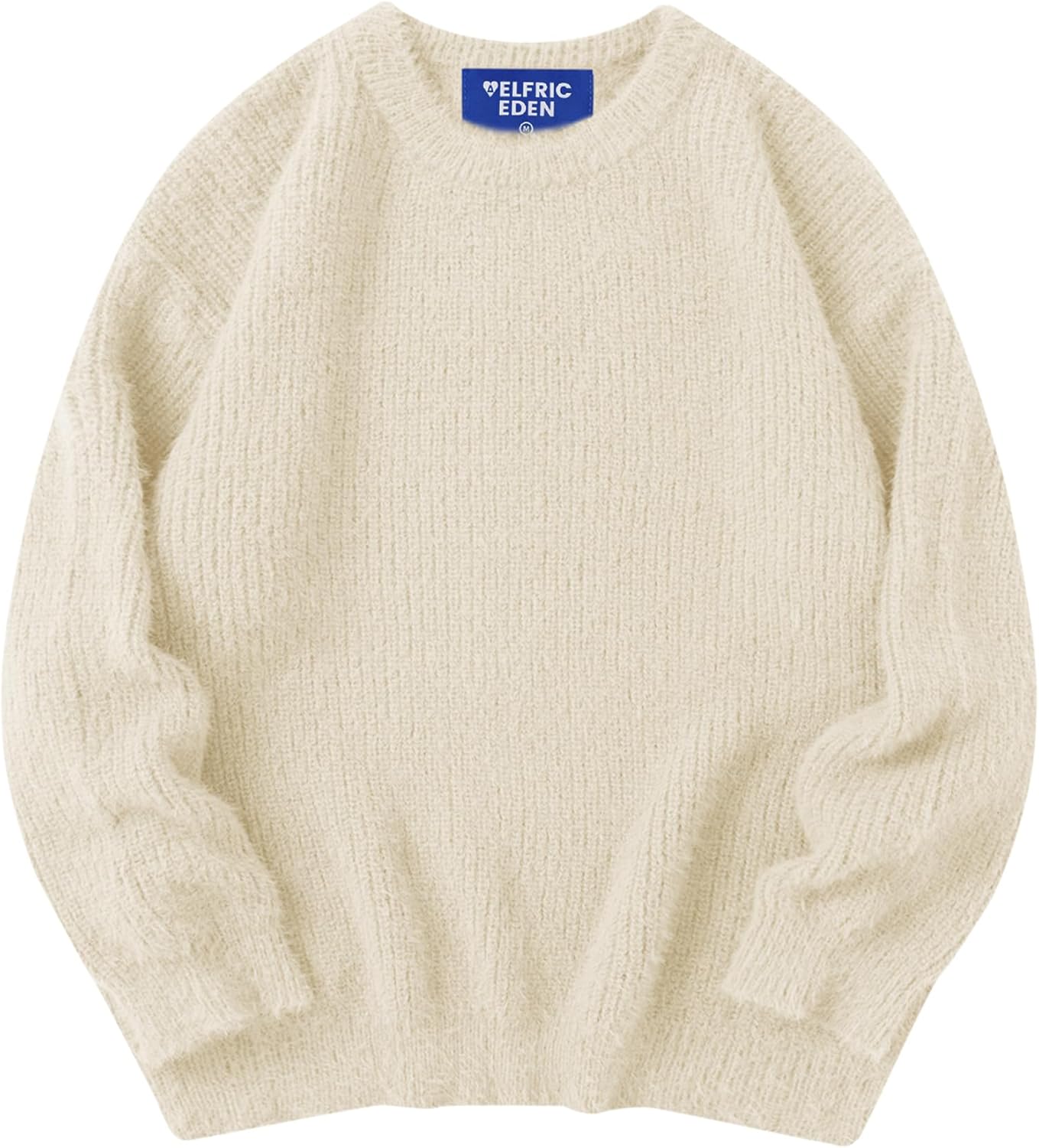 71Kg9W58s7L._AC_SL1500_.jpg Aelfric Eden Oversized Sweaters Mohair Furry Sweater Crewneck Knit Casual Soft Pullover 2024 Trendy Outfits