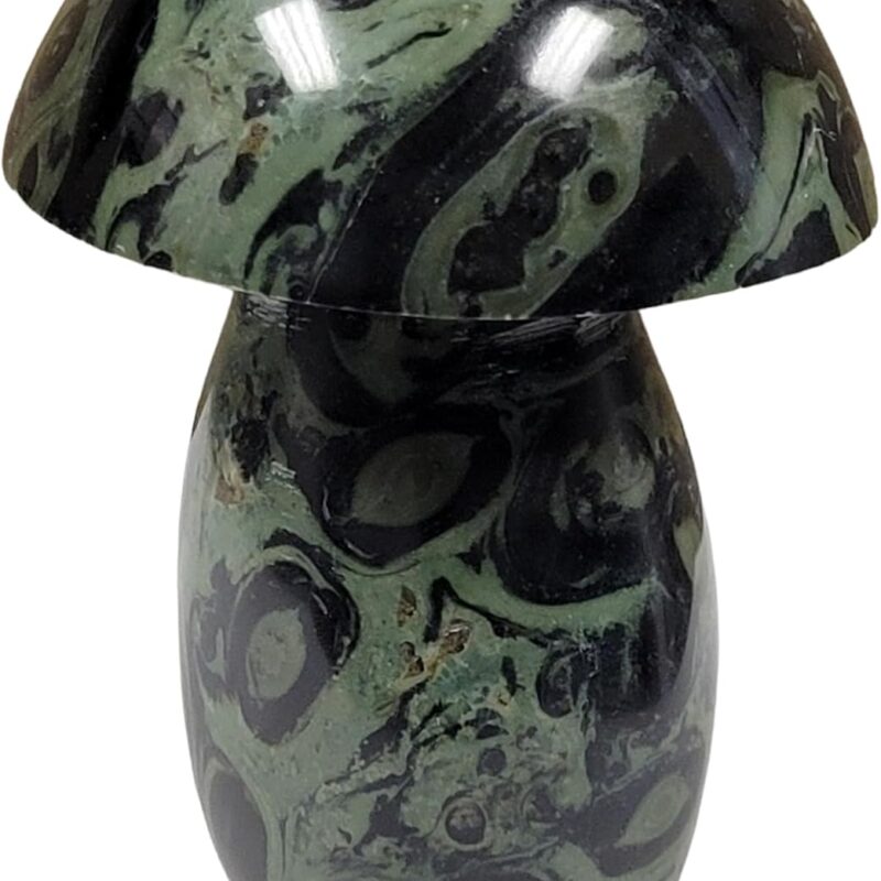 Mushroom kambaba Jasper Stone Figurine Mineral Stone Healing Crystals MUKB1