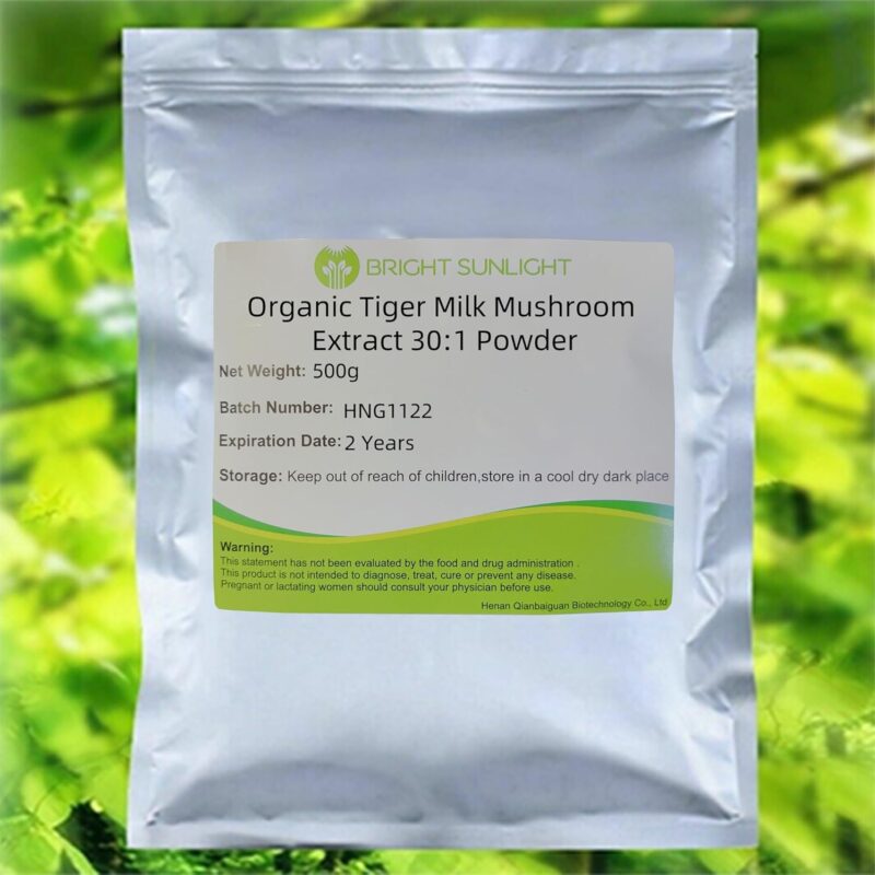 1.1LB （500g） Organic Tiger Milk Mushroom Extract 30:1 Powder