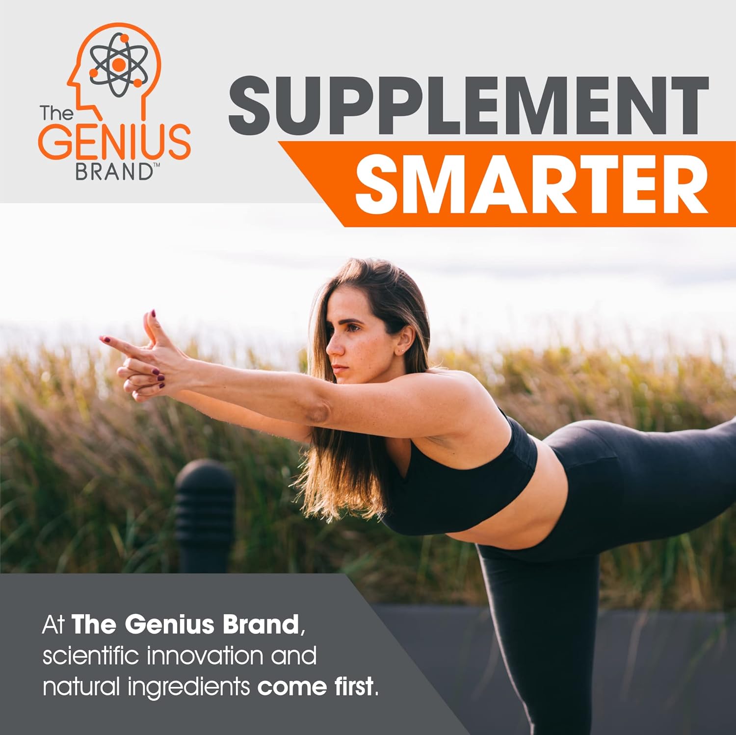 71Y-lt0g9TL._AC_SL1500_.jpg The Genius Brand - Mind & Body Wellness Stack : Lion's Mane Capsules for Cognitive Boost + Super Greens for Energy and Immunity - Image 9