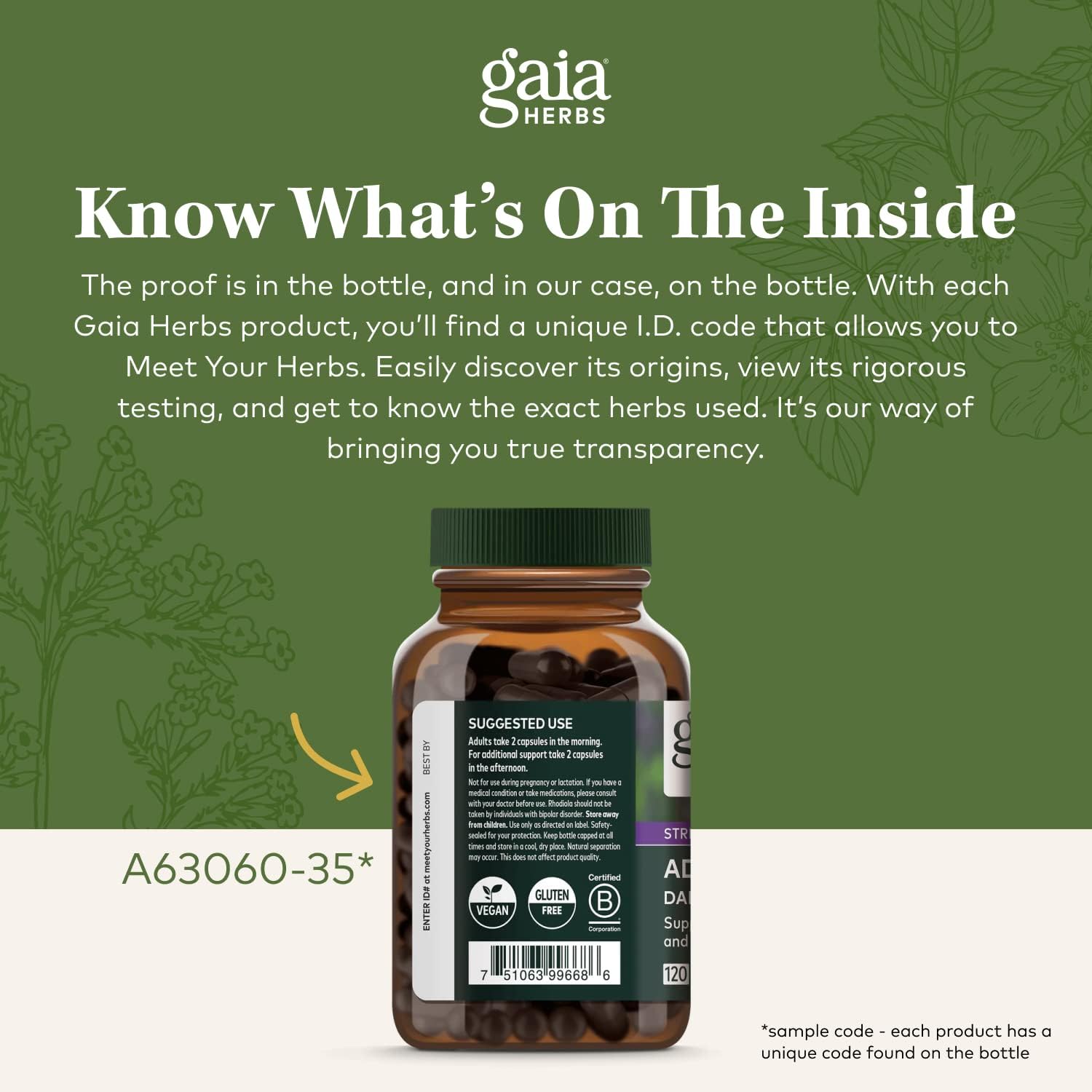 71a9qV0Z72L._AC_SL1500_.jpg Gaia Herbs Turmeric Supreme Extra Strength - 60 Vegan Liquid Phyto-Capsules & Reishi Mushroom - Immune System & Supports Heart Health - 40 Vegan Liquid Phyto-Capsules (2 Pack) - Image 6
