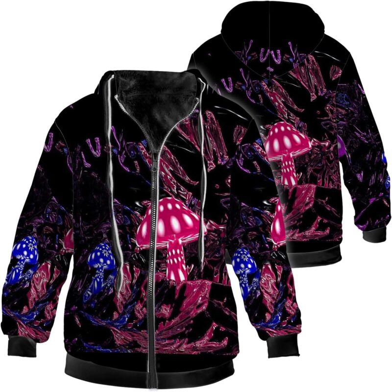 ximem Mens Womens Hoodies Winter Coats Fleece Jacket Zip up Warm