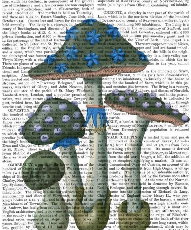 Psychedelic Mushrooms 1 Poster Print - Funky Fab (18 x 24)