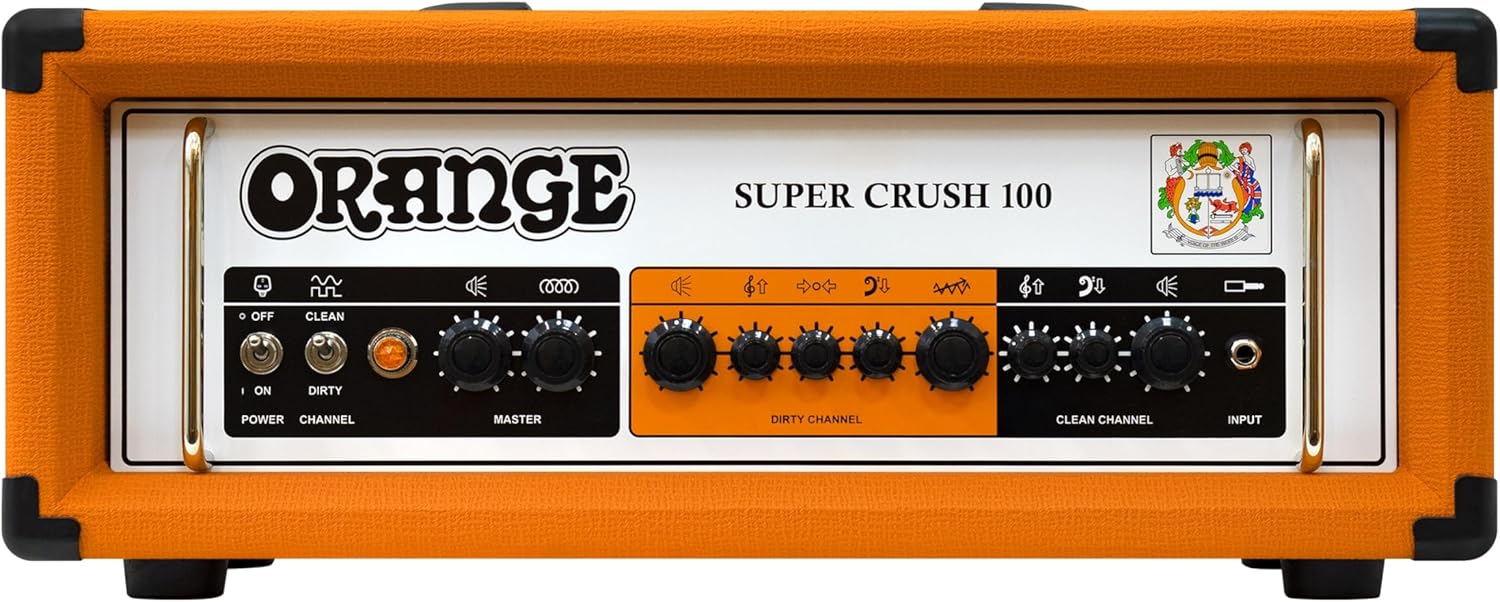 71wC-NbJNKL._AC_SL1500_.jpg Orange Super Crush 100 Watt Amplifier Head, Orange
