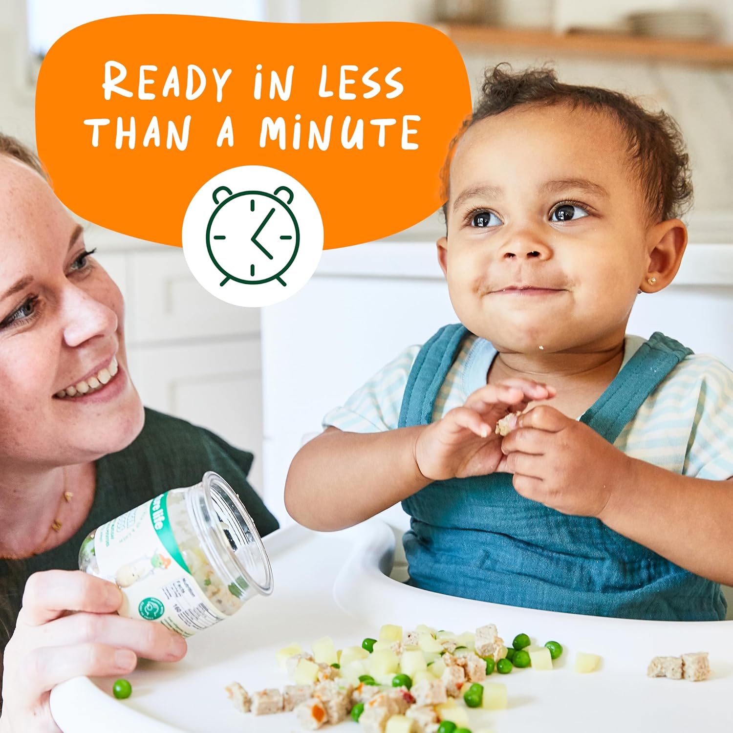 810C3W584L._SL1500_.jpg Nurture Life Finger Foods, Chicken, Healthy Stage 3 Baby Food, Ready to Eat Snack for Kids, Freshly Cooked, Made to Order, Ships Fresh in Refrigerated Box, 6-Meal Variety Pack - Image 6