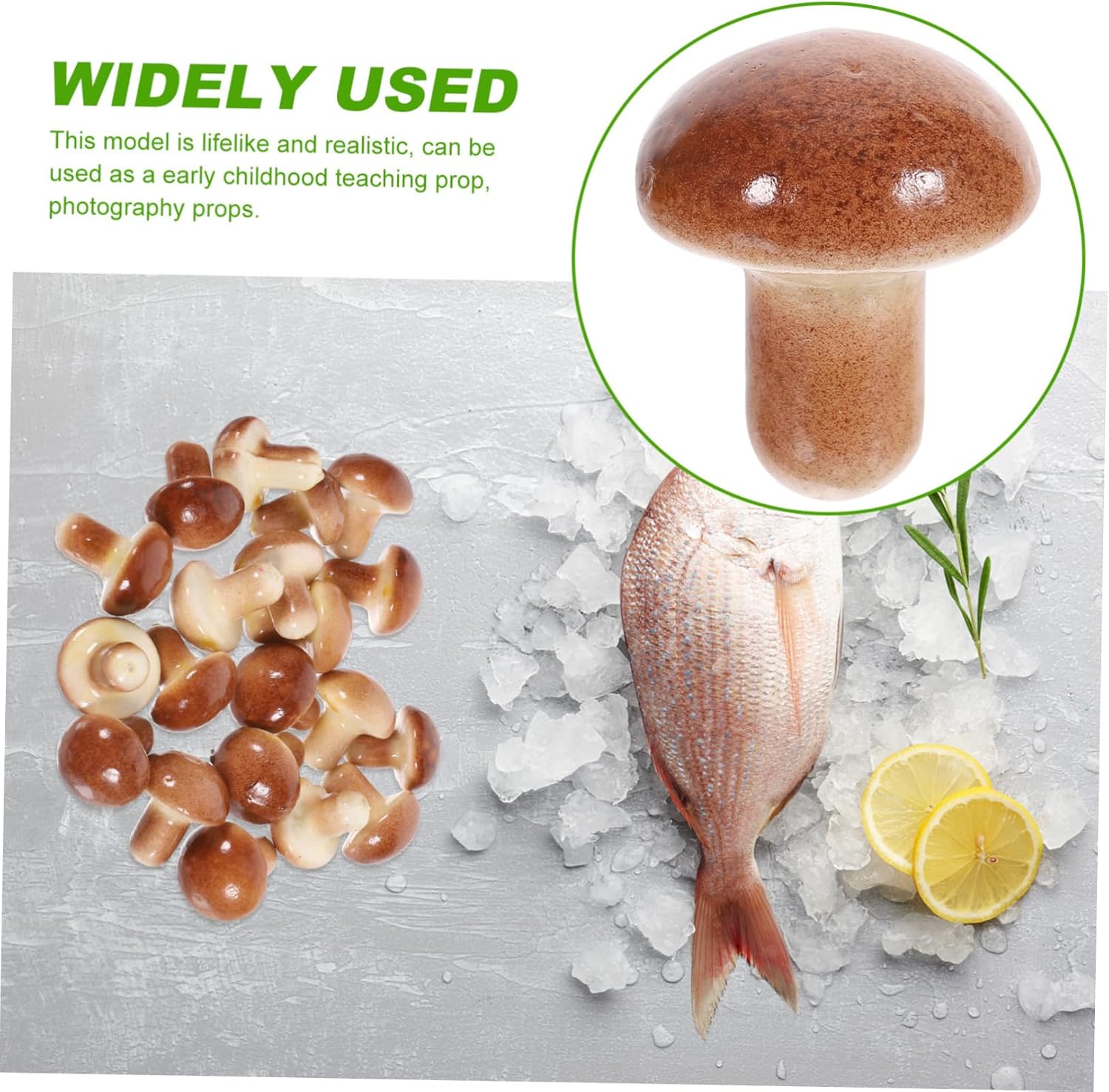 81H67tYQRbL._AC_SL1500_.jpg 20pcs Fairy Bonsai Toy Room Food Children Supply Fake Fruit Fake Mushroom Crafts Desktop red Mushroom Sculpture Decorations Kids Supplies Vegetable Or - Image 3