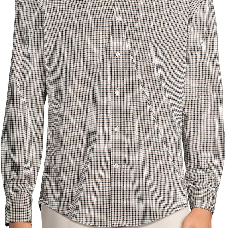 Lands' End Men's Traditional Fit No Iron Twill Shirt