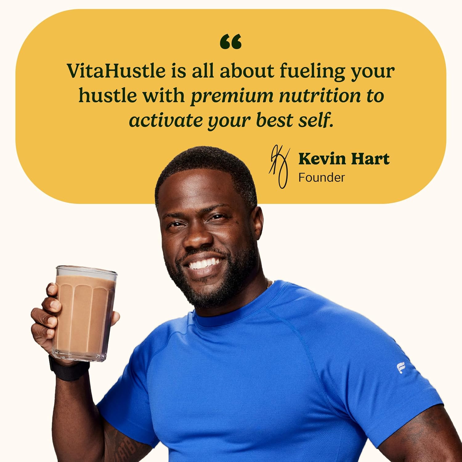 81ig5En0miL._SL1500_.jpg VitaHustle ONE Protein Coffee - Superfood Meal Replacement Powder, Plant Based Protein Shake Powder, Vegan. Superfoods, Vitamins, Ashwagandha, Functional Mushroom Blend (Cafe Latte) 15 Servings - Image 7