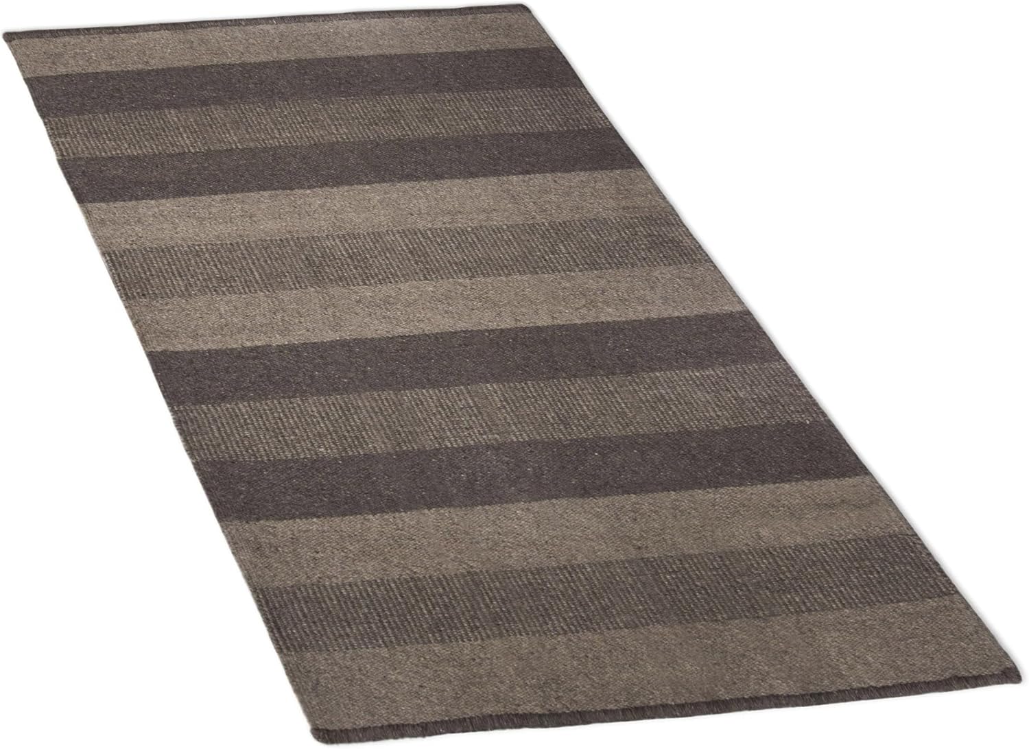 81n0aLo3KHL._AC_SL1500_.jpg Novica Brown Wool Hand Woven and Handloom Area Rug (4x5), Mushroom Parallels' - Image 2