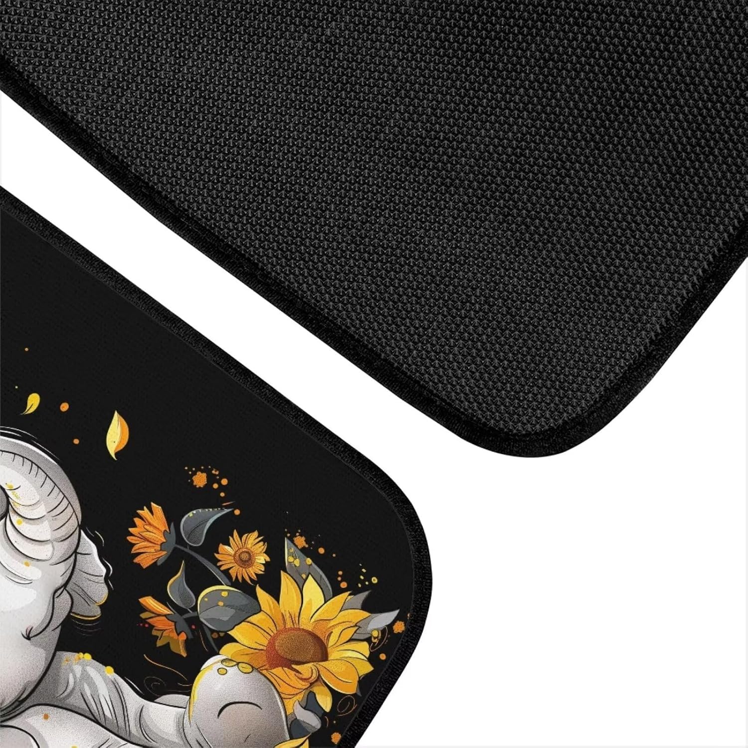 81pmlfRty7L._AC_SL1500_.jpg ZFRXIGN Car Floor Mat Sunflower Baby Elephant Universal Car Front Rear Floor Foot Mats with Non-Slip Rubber Backing Heel Pads for Women Girls Car Mat Carpet Sturdy - Image 5