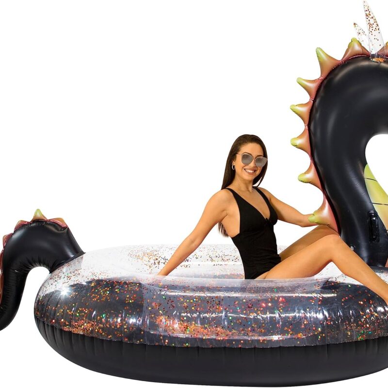 Poolcandy Gigantic Inflatable 2 to 3 Person Pool, Beach, and Lake Swim rafts