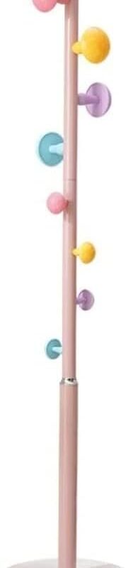 Coat Rack Metal Coat Rack Modern Creative Mushroom Hanger Cabinet Floor-Standing Bedroom Hanger Clothes Hat Coat Stand Rack Coat Stand (Color : Pink)