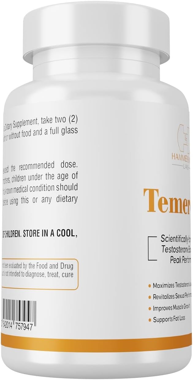 51RZ8kXHL._AC_SL1331_.jpg Temerovol - Male Supplement - Enhances Energy, Strength & Libido - Lean Muscle Builder, 60 Capsules - 3 Bottle Bundle - Image 4