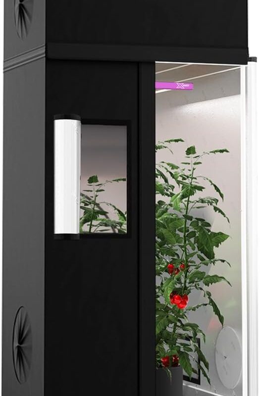 Gorilla Grow Tent Pro 2 x 2.5 x 5'11 to 6'11 w/Included Extension Kit - Tallest Premium Indoor Grow Tent, Thickest & Most Durable Gorilla Canvas, Strongest w/ 300lb Hang Capacity, Hydroponic Grow Box