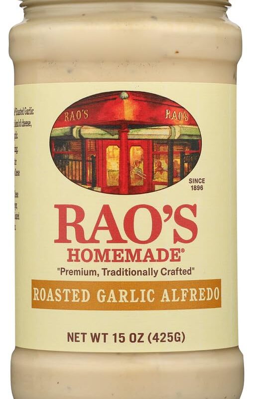 Rao's Homemade Roasted Garlic Alfredo Sauce, 15 Ounce, 6PK