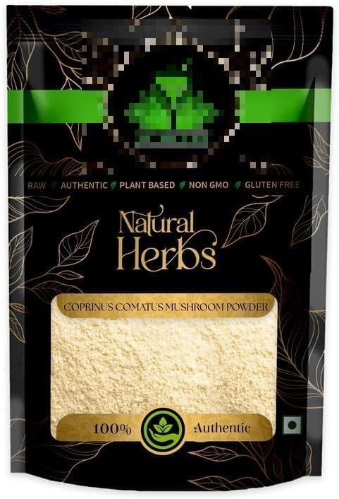 Pub Coprinus Comatus Mushroom Powder - Pure & Natural (50 Grams), 1.76 Ounce (Pack of 1)