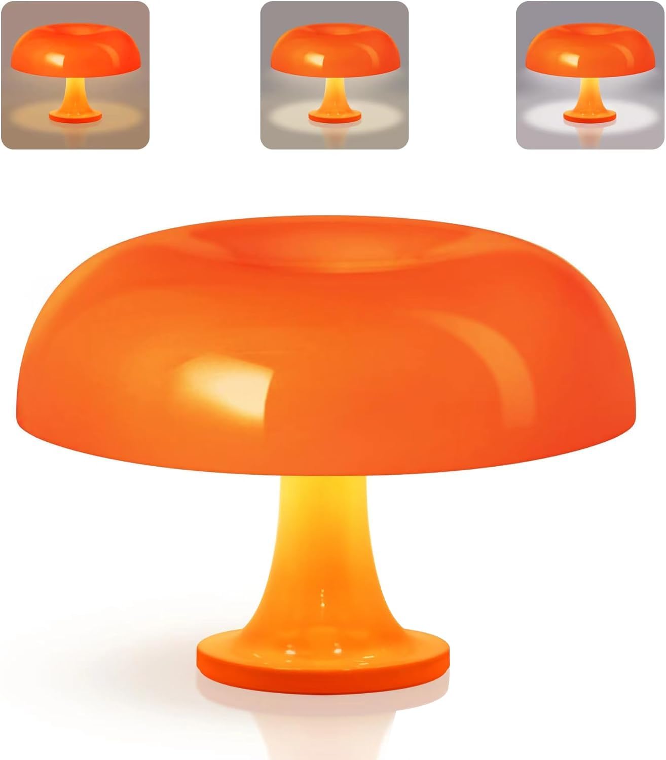 51FvmhX8ueL._AC_SL1500_.jpg Mushroom Lamp, Orange Table Lamp for Room Aesthetic Modern Lighting and Bedroom Retro Living Room Decor (Orange)