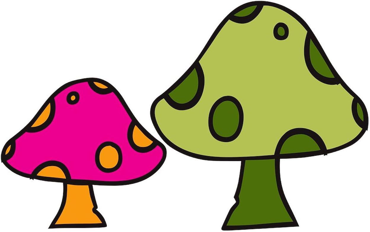 51vNcJsCXRL._AC_SL1500_.jpg CafePress Two Mushrooms Sticker Sticker (Oval 50 pk) - Image 2