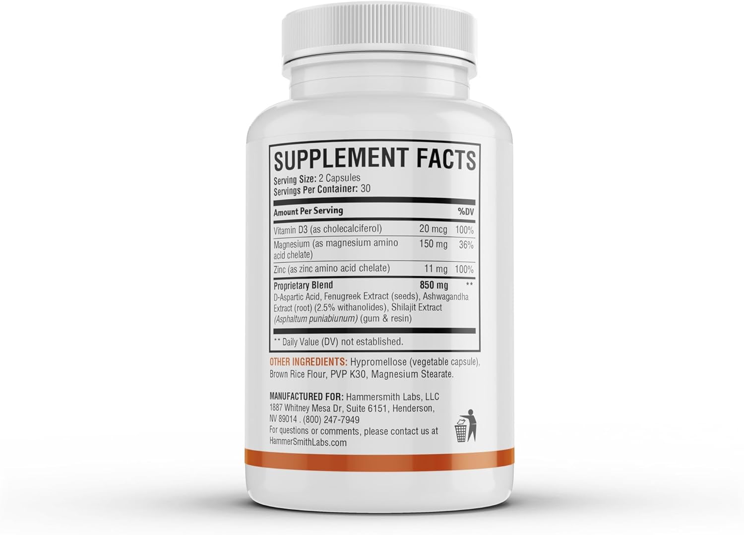 61-GpDef0dL._AC_SL1500_.jpg Temerovol - Male Supplement - Enhances Energy, Strength & Libido - Lean Muscle Builder, 60 Capsules - 3 Bottle Bundle - Image 3