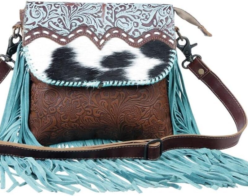 Myra Bag Conglomerate Leather & Hairon Bag S-4680