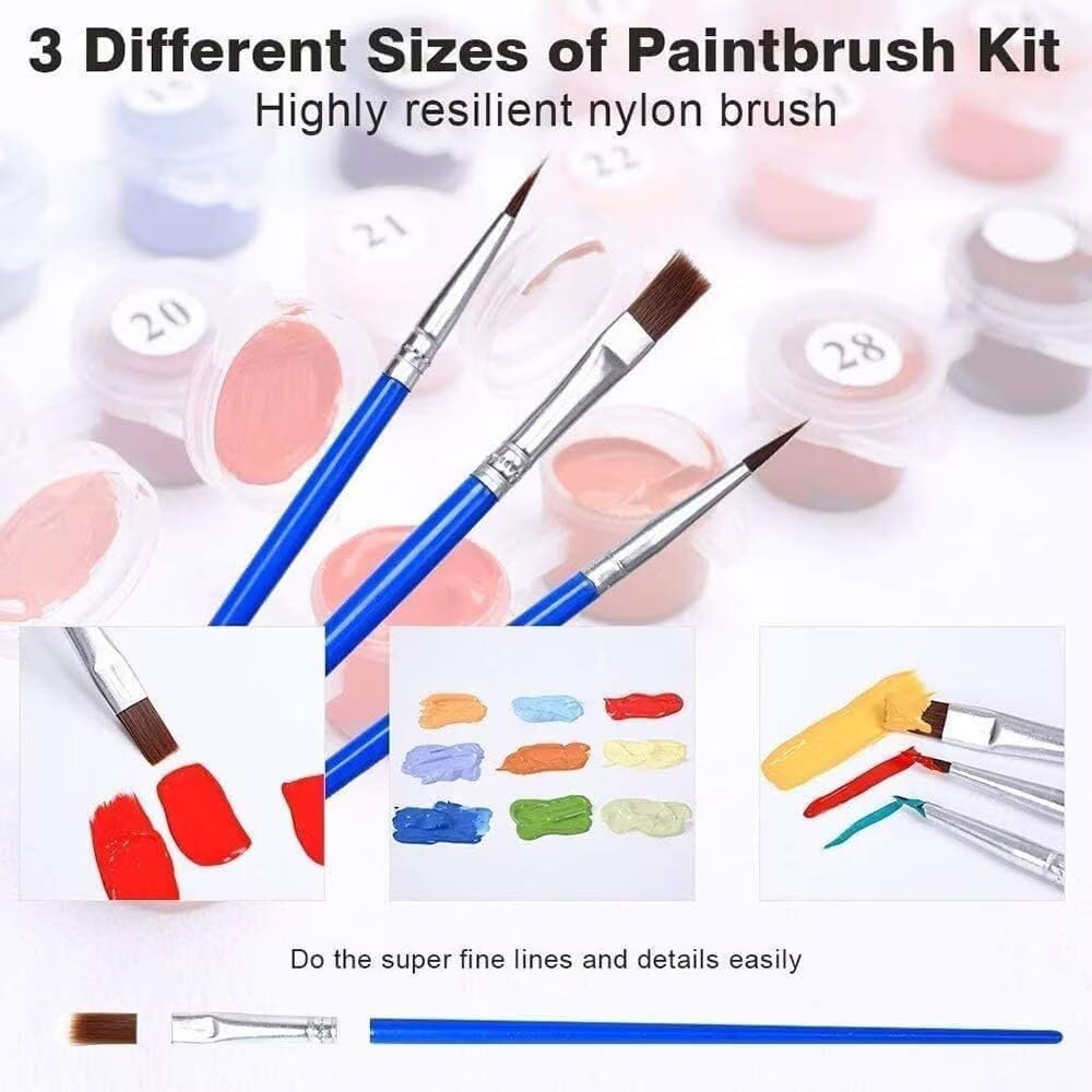 61DwdLpQDQL._AC_SL1000_.jpg Cute Paint by Numbers Kit for Adults & Beginners, 48 X 24 Inch Large Paint by Numbers Highland Cattle, Easy DIY Acrylic Painting by Numbers for All Ages Crafts for Home Wall Decor (Without Frame) -H41 - Image 6