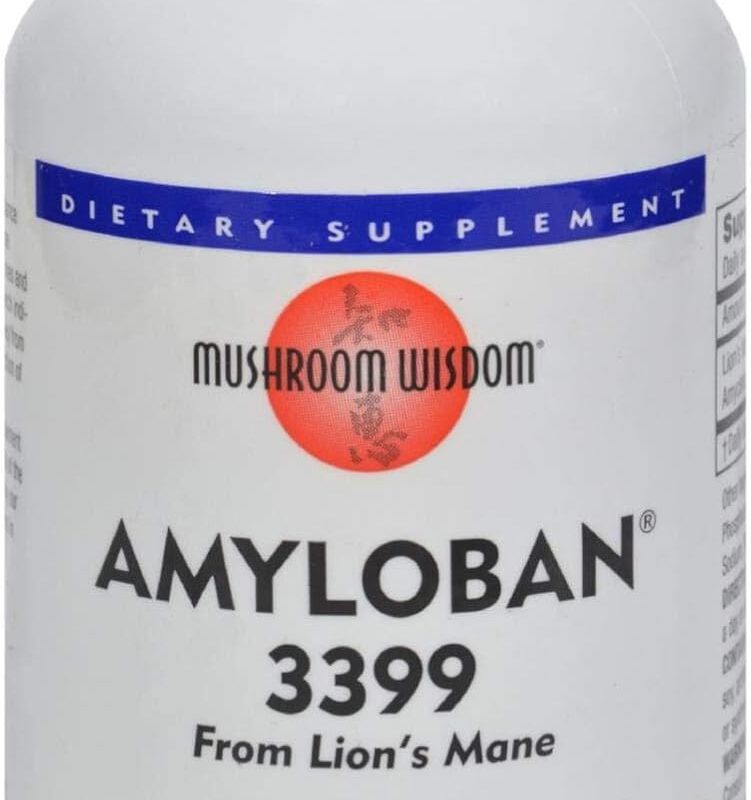 Mushroom Wisdom Amyloban 3399 180 Tab5