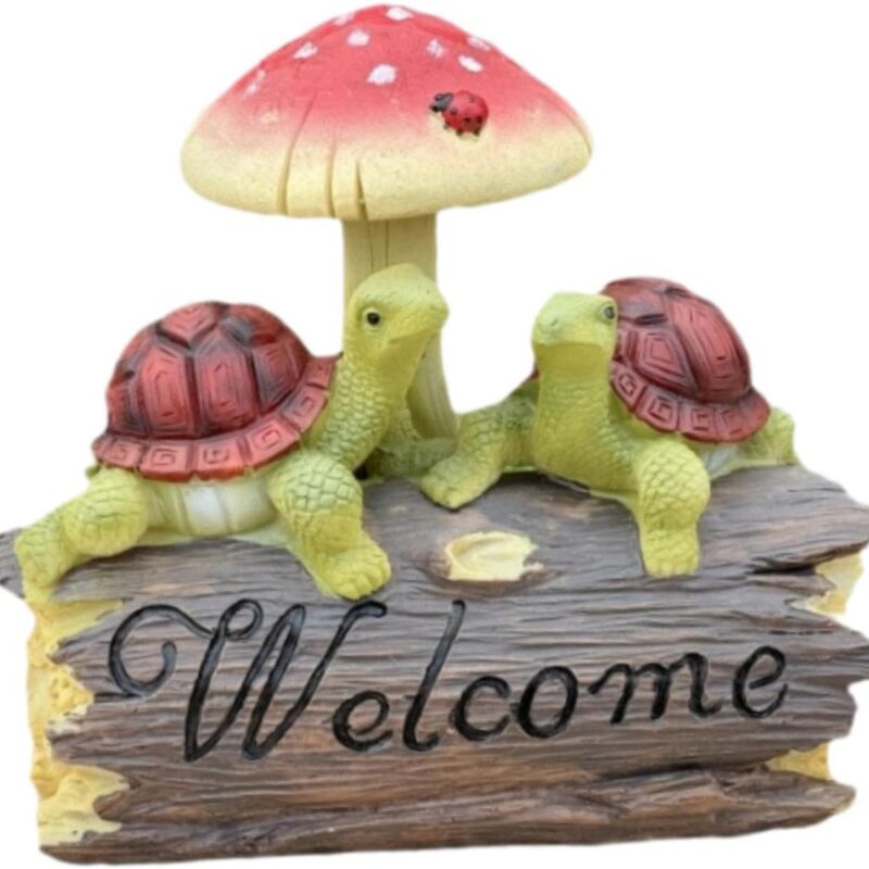 Garden Turtles Mushroom Statue Garden Decoration Animal Sculpture for Indoor Outdoor