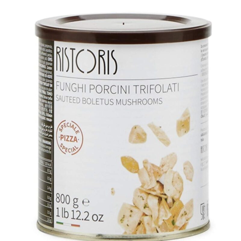 Ristoris Sauteed Porcini Mushrooms, SunFlower Oil Preserved, Healthy, Multiple-Purpose, Boletus [Garnishing, Pies, Canapes] Net weight: 1lb 12.2 oz / 800 g