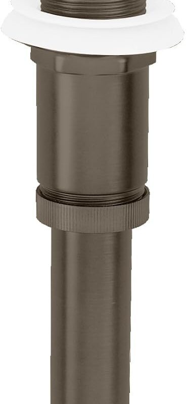 Westbrass D410A-12 Euro Mushroom Lavatory Drain with Overflow Holes - Exposed, Oil Rubbed Bronze