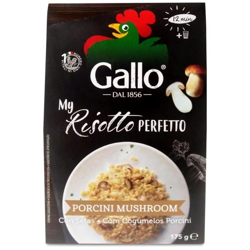 Riso Gallo Risotto Pronto Porcini Mushroom (175g) - Pack of 6