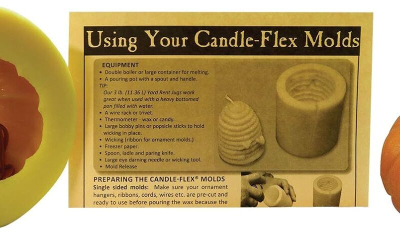 Mann Lake "Patch Pumpkin" Candle Mold