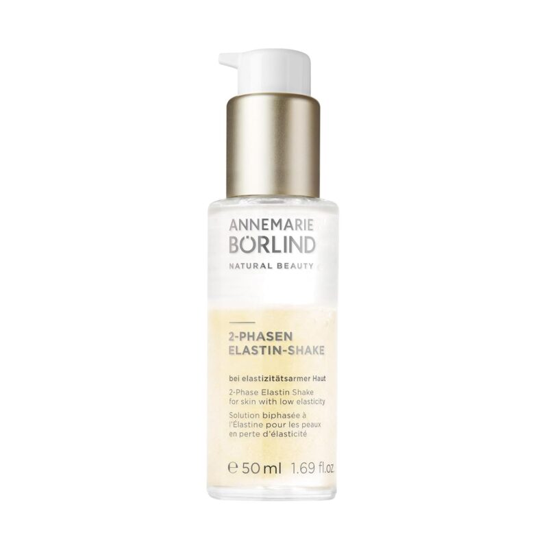 61dlJYFCFL._SL1500_.jpg ANNEMARIE BÖRLIND 2-PHASE ELASTIN SHAKE (50ml) - Activates the skin's own elastin production, Promotes cell renewal, Gives the skin a golden glow, Vegan