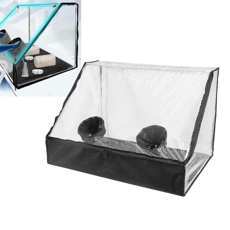 Spacious Still Air Box Kit with Transparent Mushroom Tent, Fume Hood for Mycology Growth