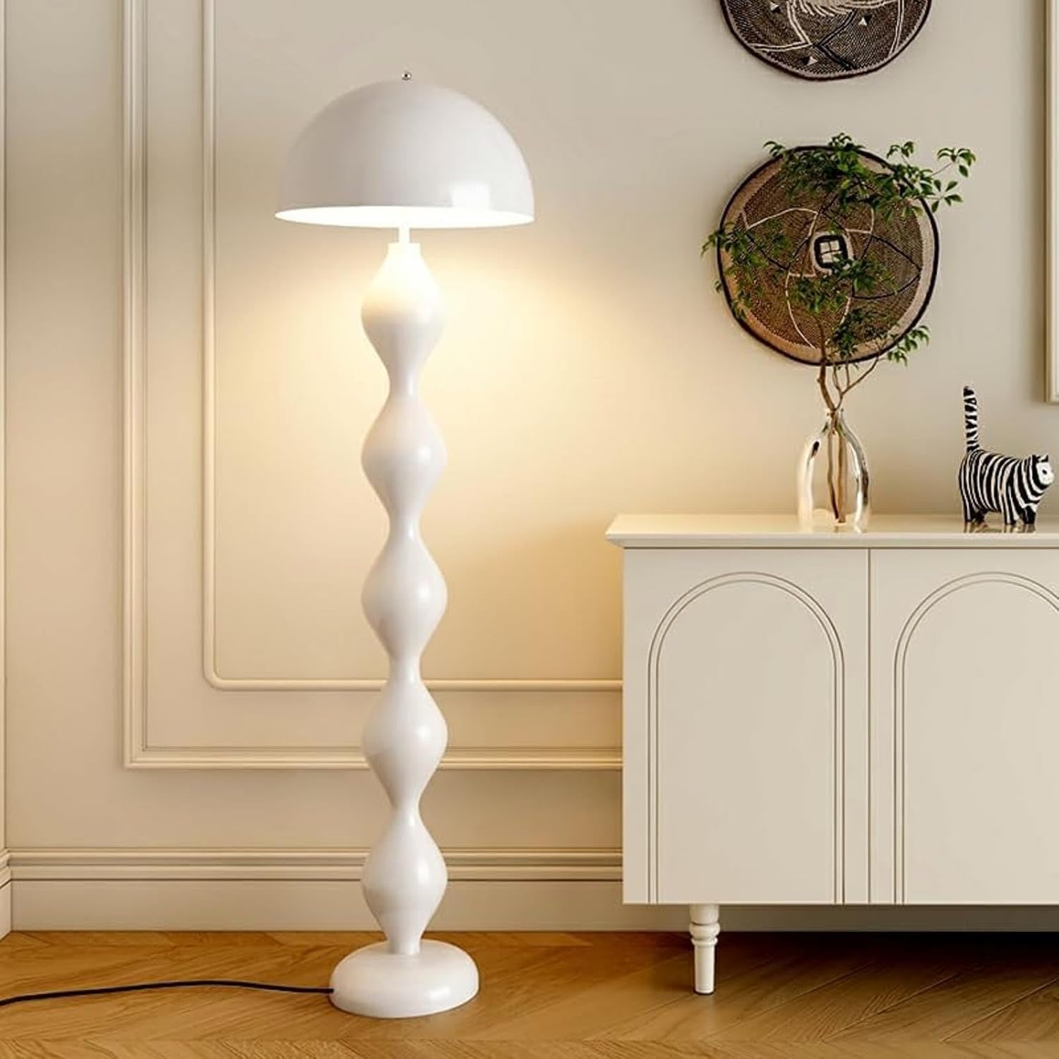 61kIZRLhqcL._AC_SL1500_.jpg Creative Mushroom Floor Lamp,Unique Floor Lamp with Iron Shade and Foot Switch,3 Colors Dimmable Tall Standing Lamp,Modern Stylish Floor Standing Lamp,for Bedroom Living Room,Office Reading Light