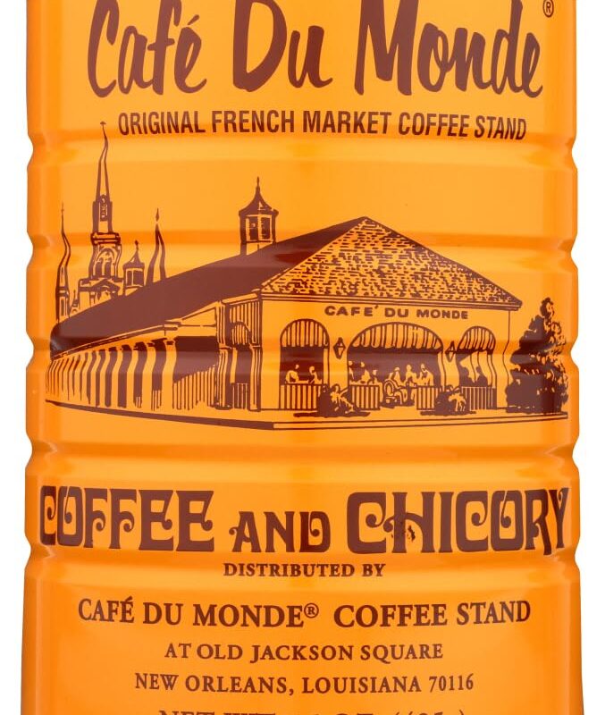 Half a Dozen Cans (6 Cans) of Coffee Du Monde - 15 oz. cans