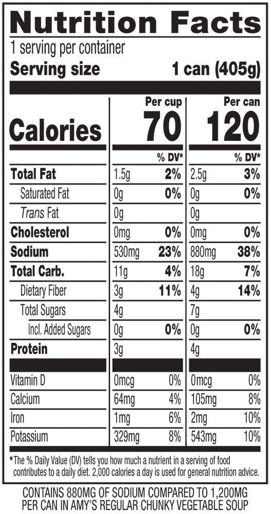 61r2FLX7sEL._SL1000_.jpg Amy’s Soup, Vegan Reduced Sodium Chunky Vegetable Soup, Gluten Free, Made With Organic Vegetables, Canned Soup, 14.3 Oz (12 Pack) - Image 11