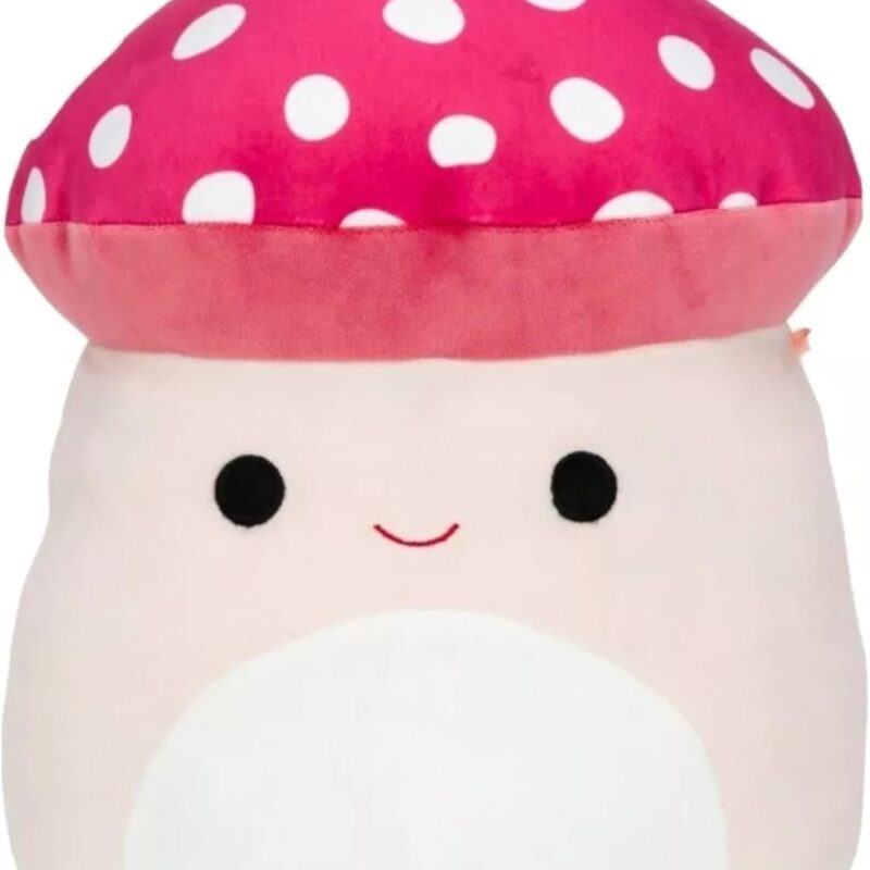 KellyToy Squishmallows 8” Malcom The Mushroom Food Squad Plush Stuffed Toy