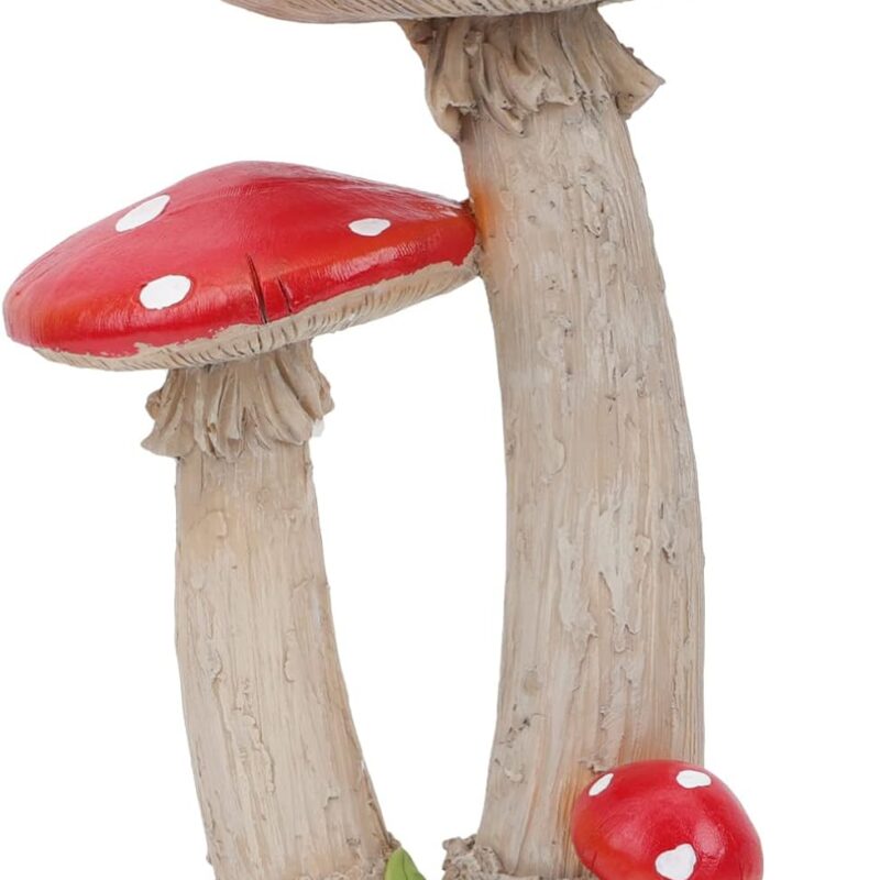 balacoo Mushroom Ornament Mushroom Model Decors Mushroom Shape Decors Garden Decors Desktop Decors Lovely Mushroom Statues Decorative Resin Mushrooms Mushroom Decors Resin Decorations