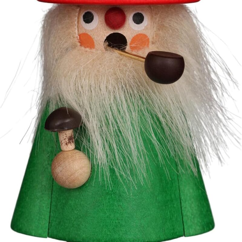 Alexander Taron 35-182 Christian Ulbricht Incense Burner-Mushroom Man-3.75" H W x 2" D, Brown