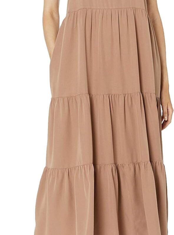 The Drop Women's Britt Tiered Maxi Tent Dress