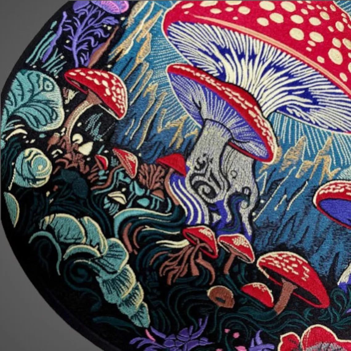718vUCFux9L._AC_SL1140_.jpg Psychedelic Magic Mushrooms Back Patch for Jackets (Set) - Image 5