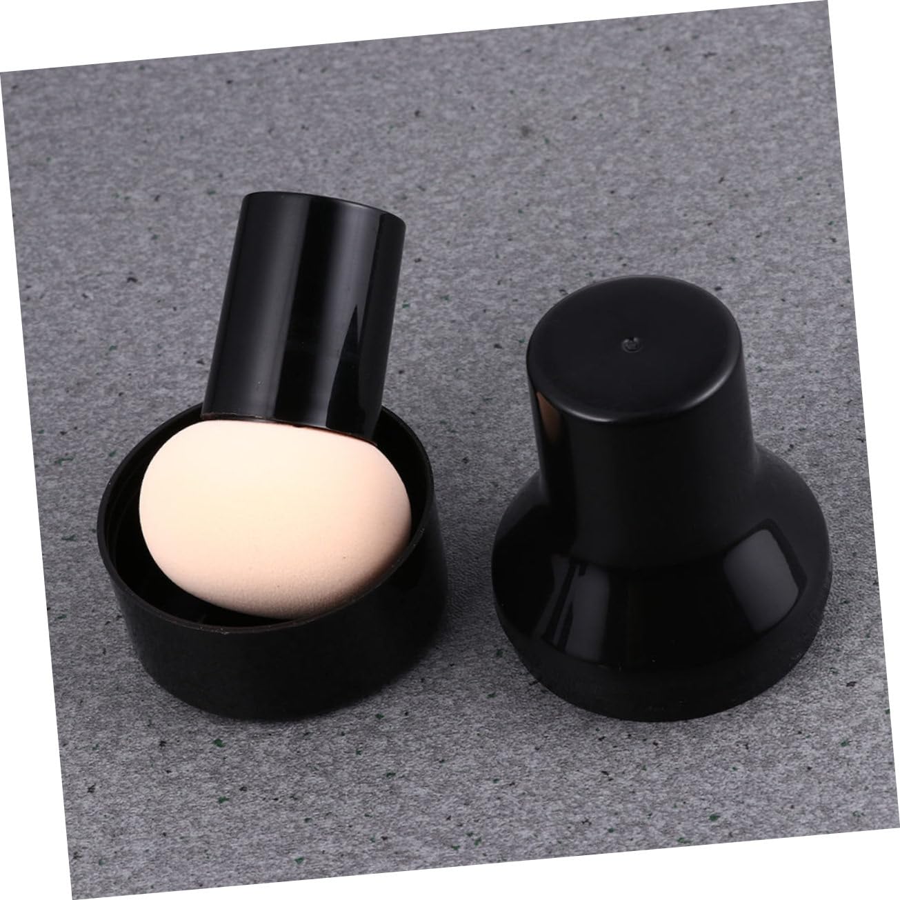 71AIXEHRqFL._SL1305_.jpg 60pcs Mushroom Makeup Puff Dual-sided Beauty Sponge for Loose Powder Wet Dry Use Comfortable Touch for Home Professional Makeup Applications - Image 3
