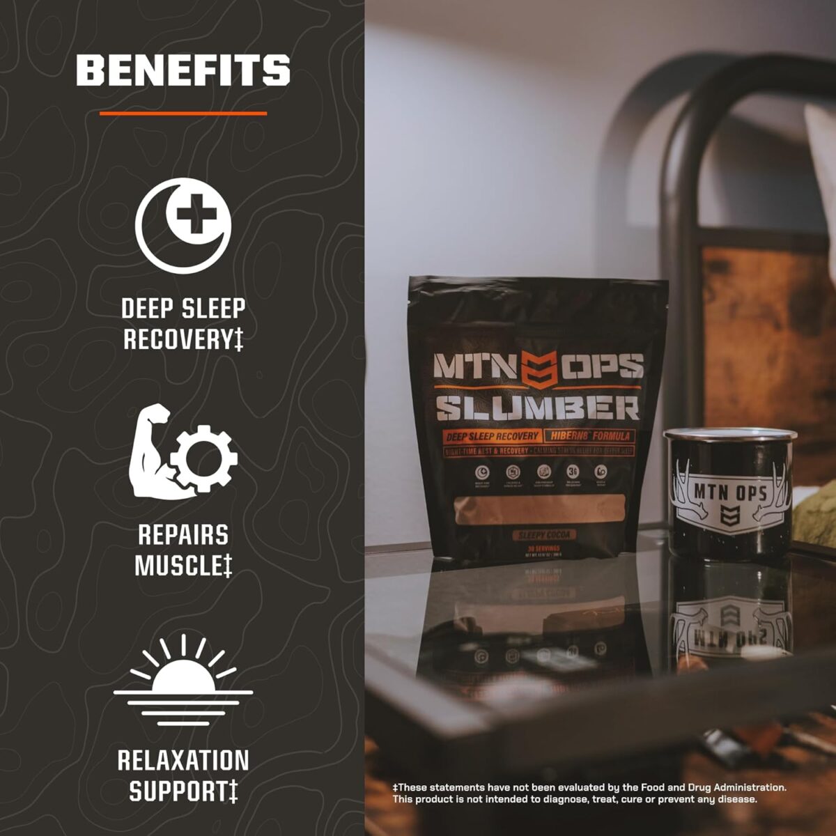 MTN OPS Slumber Sleep Aid for Muscle Recovery & Deep Sleep, Sleepy ...